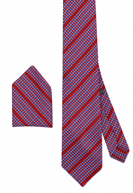 Комплект галстук и платок STEFANO RICCI - ИТАЛИЯ