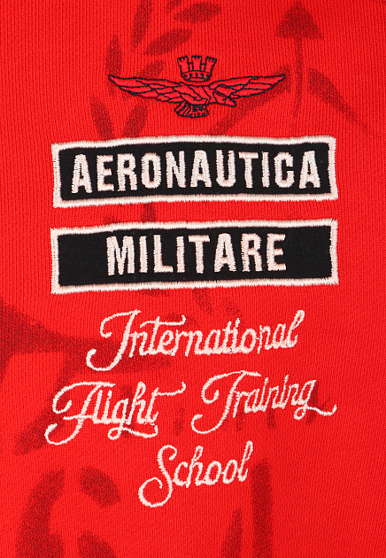 Толстовка с логотипированными патчами AERONAUTICA MILITARE