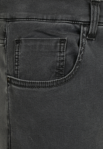 Эластичные джинсы из хлопка с вышивкой STEFANO RICCI