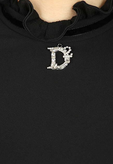 Платье DSQUARED2  - Полиэстер - цвет черный