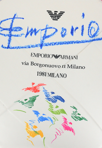 Платок EMPORIO ARMANI  - Полиэстер - цвет бежевый