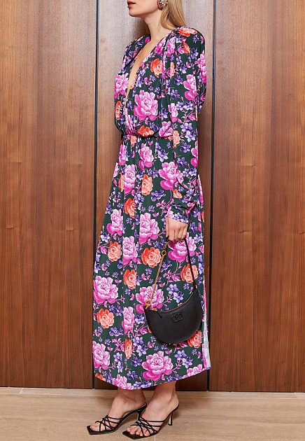 Удлиненное платье с цветочным принтом MAGDA BUTRYM - ПОЛЬША