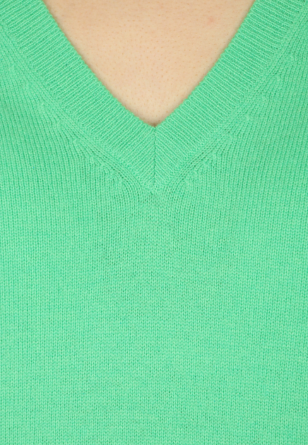 Пуловер ALLUDE  - Шерсть, Кашемир - цвет зеленый