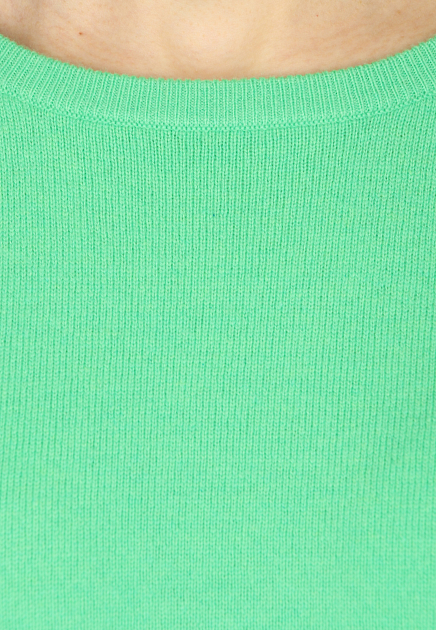 Футболка ALLUDE  - Шерсть, Кашемир - цвет зеленый
