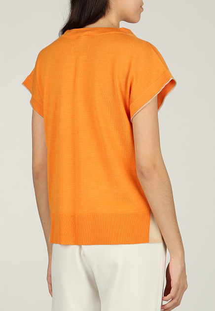 Пуловер MAX&MOI  - Шерсть - цвет оранжевый