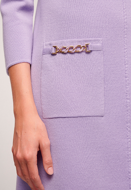 Платье LUISA SPAGNOLI  - Шерсть - цвет фиолетовый