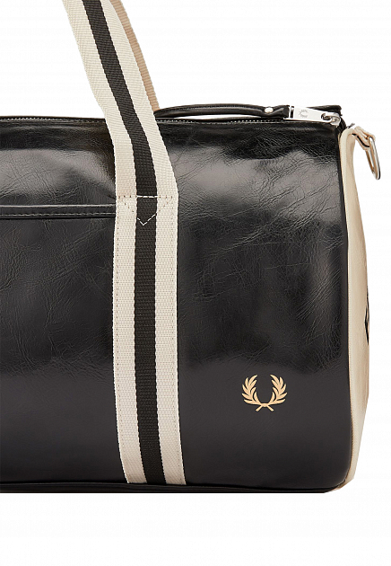 Спортивная сумка FRED PERRY  - Полиуретан - цвет черный