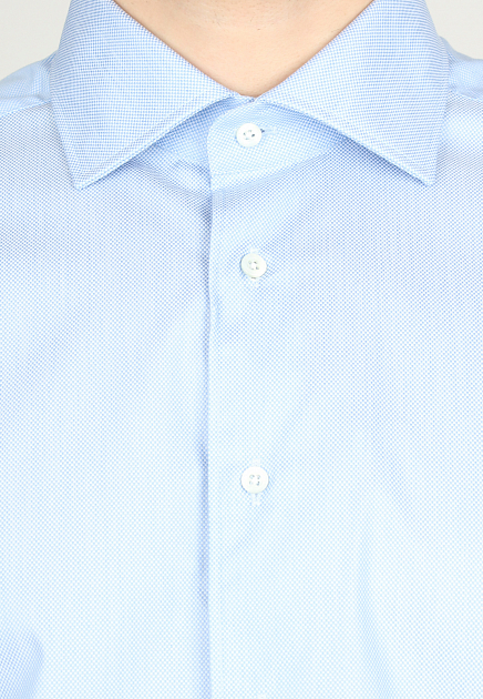 Рубашка CORNELIANI  - Хлопок - цвет синий