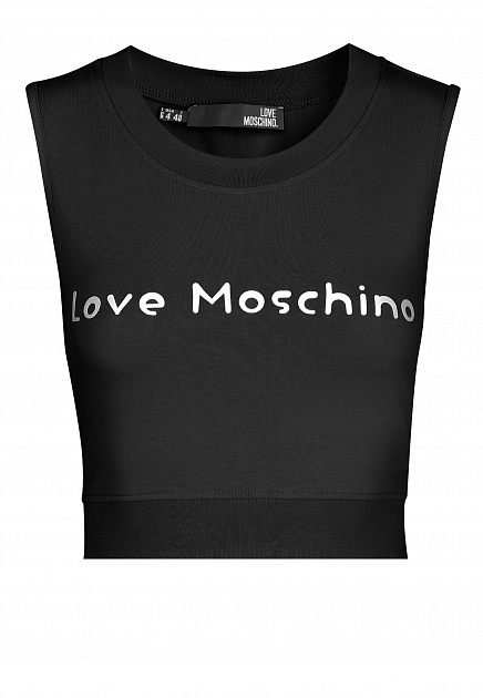 Кроп-топ с логотипом MOSCHINO Love