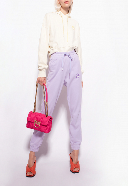 Спортивные брюки PINKO  - Хлопок - цвет фиолетовый