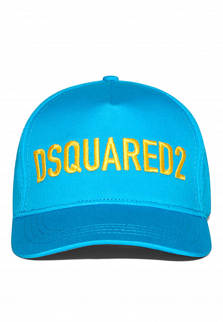 Голубая бейсболка с логотипом DSQUARED2 - ИТАЛИЯ