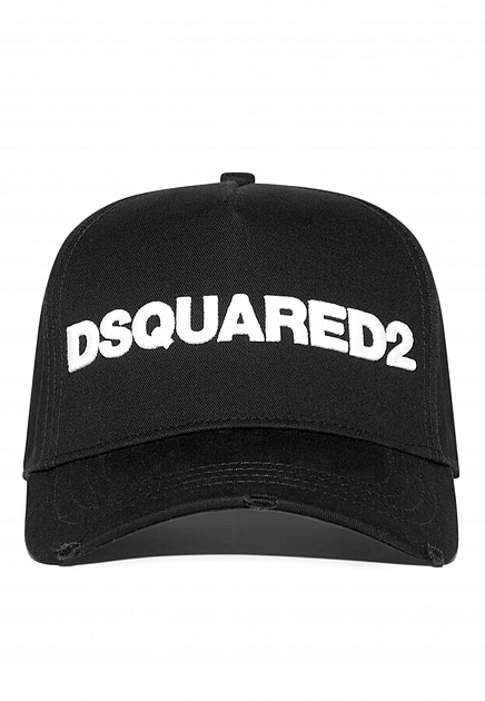 Черная бейсболка с логотипом DSQUARED2 - ИТАЛИЯ