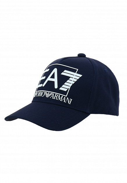 Синяя бейсболка с логотипом EA7 - ИТАЛИЯ