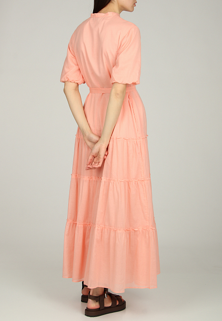 Платье PESERICO EASY  - Хлопок - цвет розовый