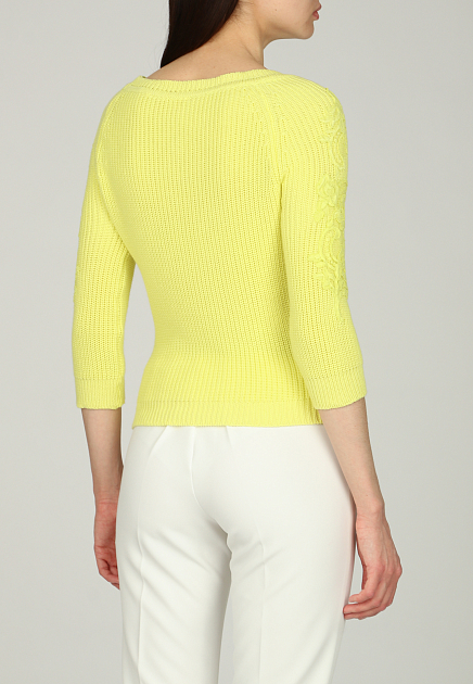 Пуловер ERMANNO FIRENZE  - Хлопок - цвет желтый