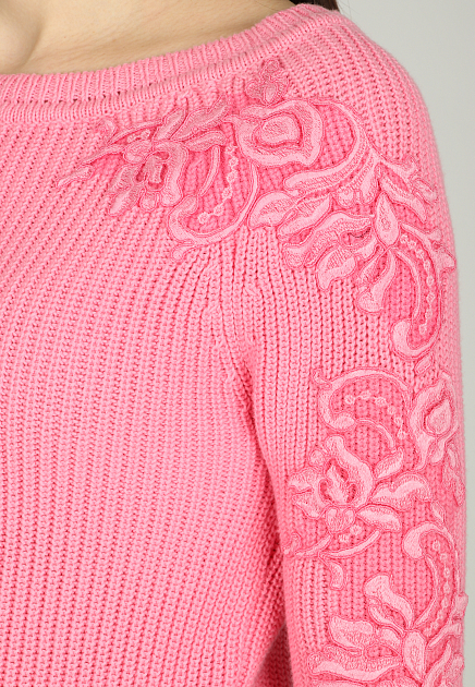 Пуловер ERMANNO FIRENZE  - Хлопок - цвет розовый