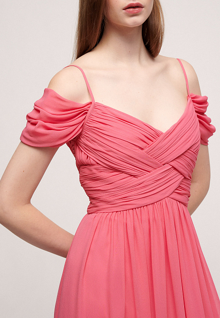 Платье LUISA SPAGNOLI  - Шелк - цвет розовый