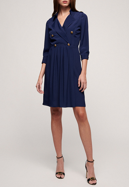 Платье LUISA SPAGNOLI  - Ацетат - цвет синий
