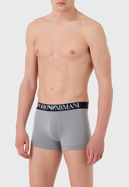 Трусы с брендированным поясом EMPORIO ARMANI Underwear - ИТАЛИЯ
