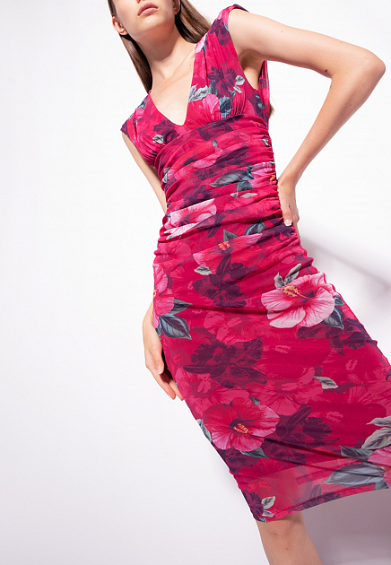 Платье PINKO  - Полиамид - цвет разноцветный