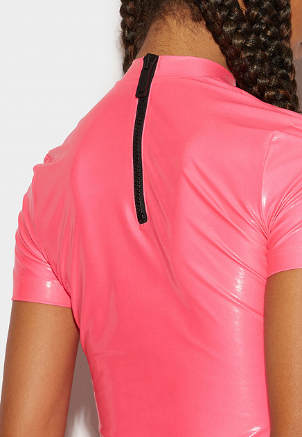 Платье DSQUARED2  - Полиэстер - цвет розовый