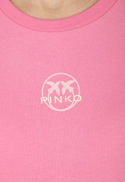 Футболка PINKO  - Хлопок - цвет розовый