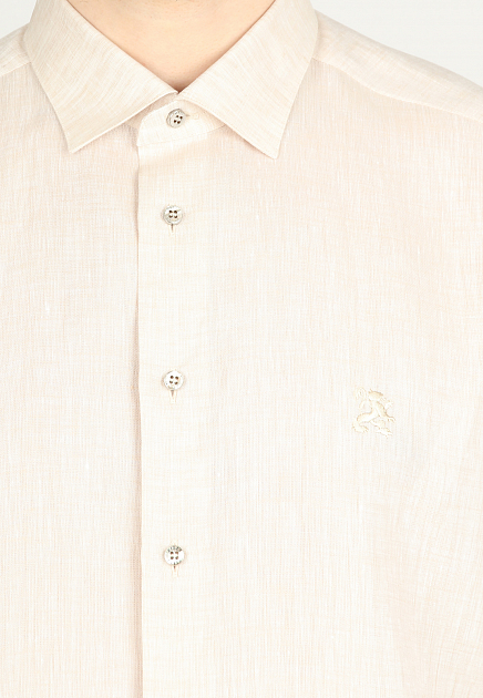Рубашка ZILLI  - Лён - цвет бежевый