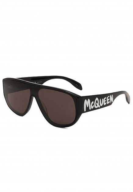 Солнцезащитные очки с логотипом ALEXANDER McQUEEN - ВЕЛИКОБРИТАНИЯ