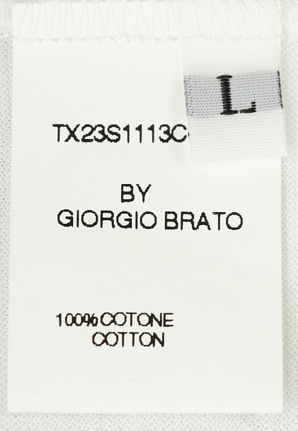 Хлопковая футболка GIORGIO BRATO