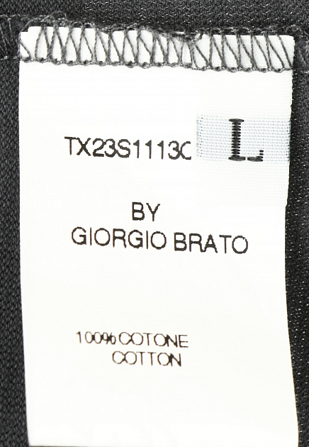 Хлопковая футболка GIORGIO BRATO