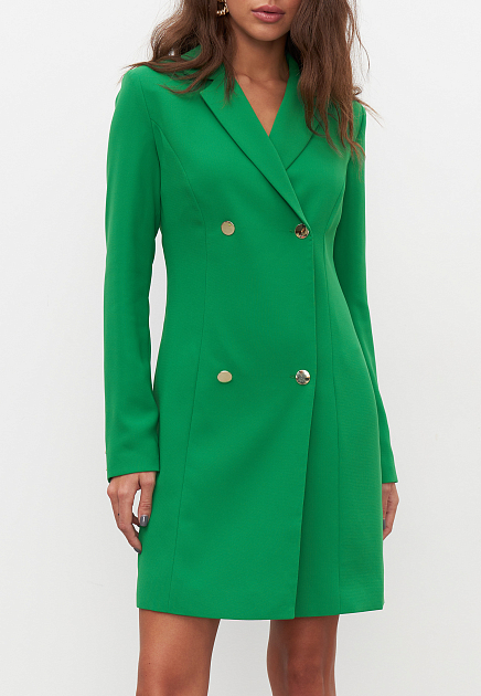 Платье AZUR  - Полиэстер - цвет зеленый