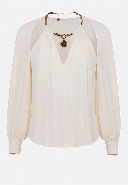Блуза с ожерельем ELISABETTA FRANCHI