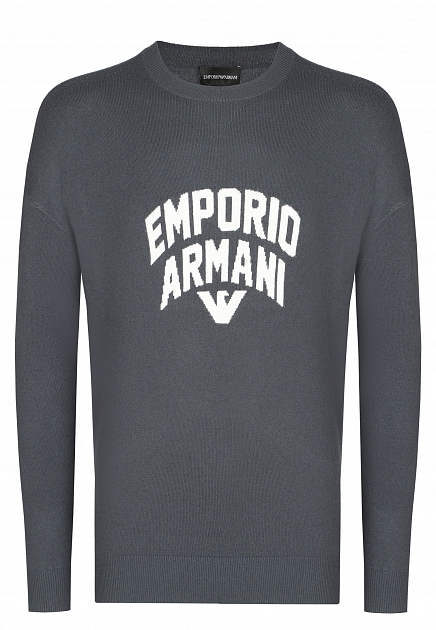 Джемпер с логотипом EMPORIO ARMANI