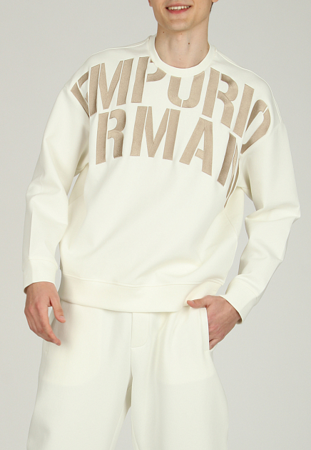 Спортивный костюм с вышивкой в виде логотипа EMPORIO ARMANI