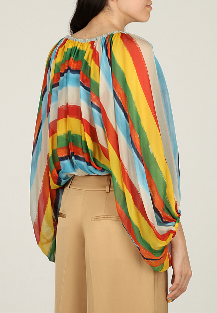 Блуза DOLCE&GABBANA  - Шелк - цвет разноцветный