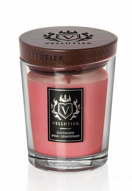 Свеча средняя Succulent Pink Grapefruit  225г VELLUTIER