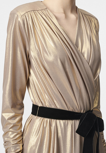 Платье LUISA SPAGNOLI  - Полиэстер - цвет золотой