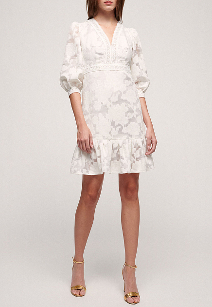 Платье LUISA SPAGNOLI  - Вискоза, Полиамид - цвет белый