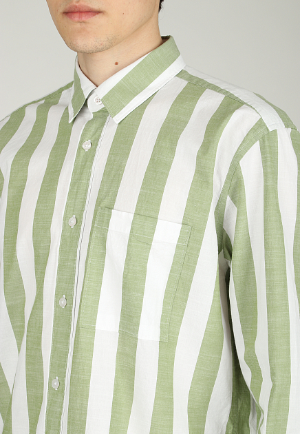 Рубашка STRELLSON  - Хлопок - цвет зеленый