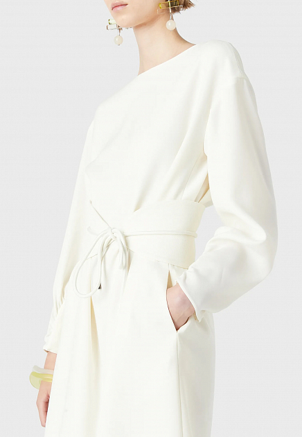 Платье EMPORIO ARMANI  - Полиэстер - цвет белый