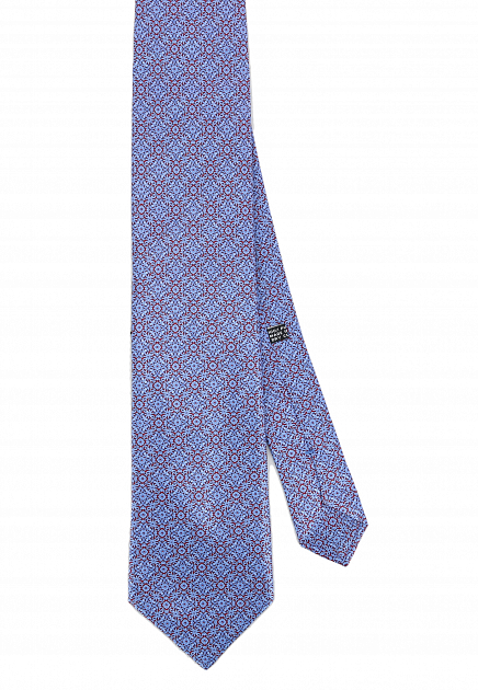 Шелковый галстук с узором  STEFANO RICCI - ИТАЛИЯ