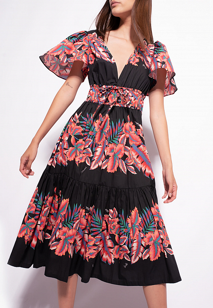 Платье PINKO  - Хлопок - цвет разноцветный