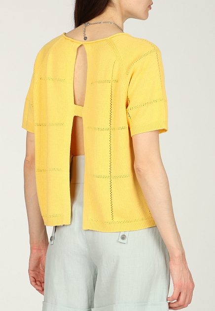 Блуза MAX&MOI  - Хлопок - цвет желтый