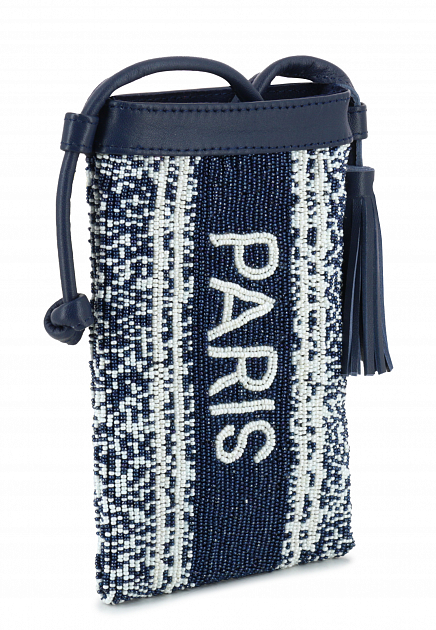 Синяя кросс-боди phonebag Paris DE SIENA - ИСПАНИЯ