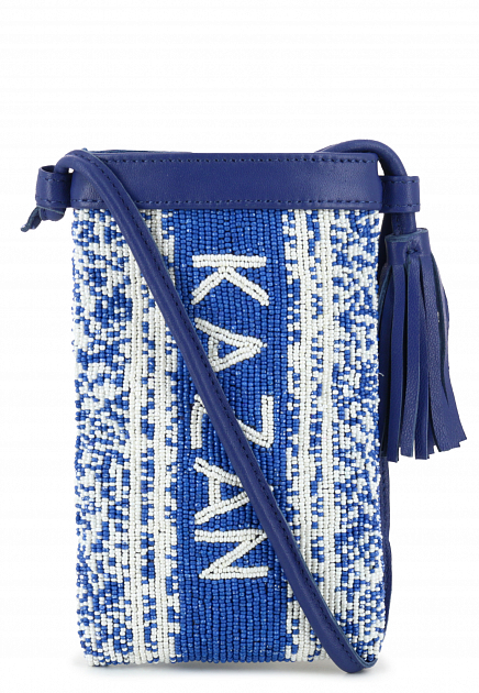 Синяя кросс-боди phonebag Kazan DE SIENA
