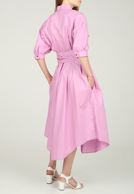 Платье PINKO  - Хлопок - цвет фиолетовый