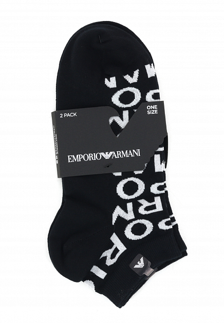 Комплект из двух коротких носков EMPORIO ARMANI Underwear