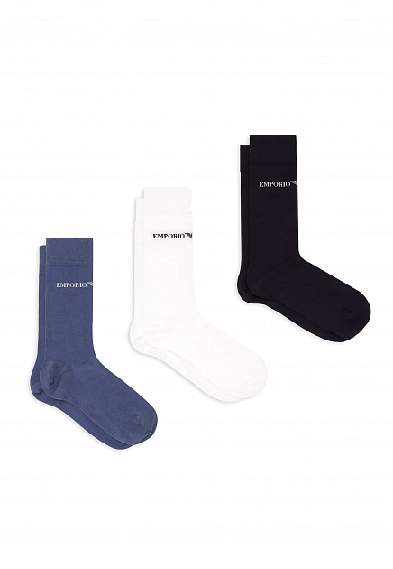 Комплект из трех пар носков EMPORIO ARMANI Underwear