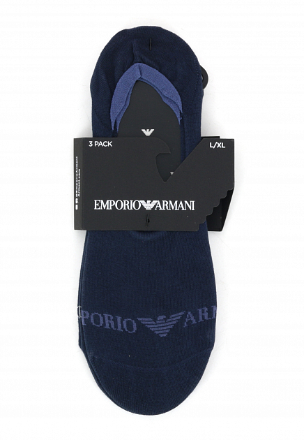 Комплект синих подследников EMPORIO ARMANI Underwear