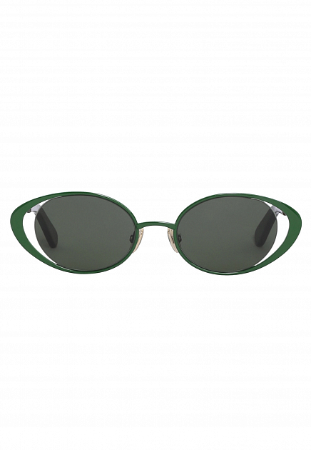 Солнечные очки в зеленой оправе  ZIMMERMANN